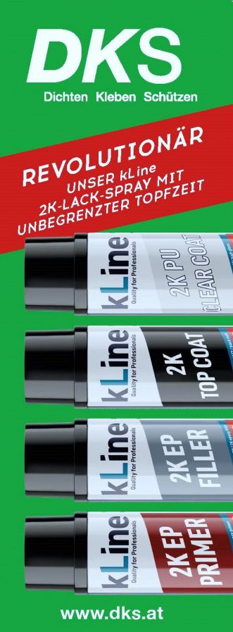 Neu: kLine 2K-Lack-Spray mit unbegrenzter Topfzeit