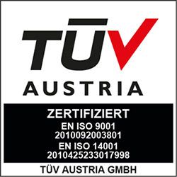 TÜV Austria Zertifiziert